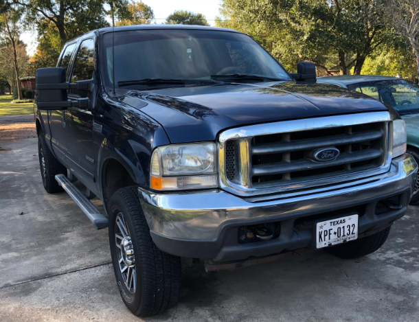 2006 Ford F250 Paint Matched Black Bumper